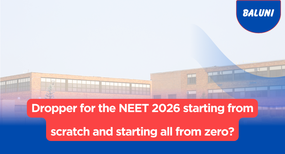 NEET dropper strategy 2026